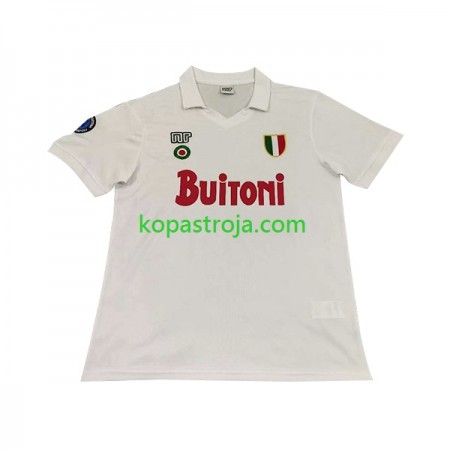 Billiga Fotbollströjor SSC Napoli 1987 Retro Borta tröja 1988 Kortärmad